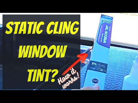 How To Install REUSABLE WINDOW TINT (Static Cling)