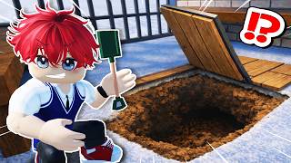 鬼看守がいる刑務所に捕まった！？地面を掘り進めてバレずに脱獄するロブロックス⛏【Roblox】よろずや🍭