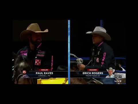 2024 NFR round 5 Team Roping