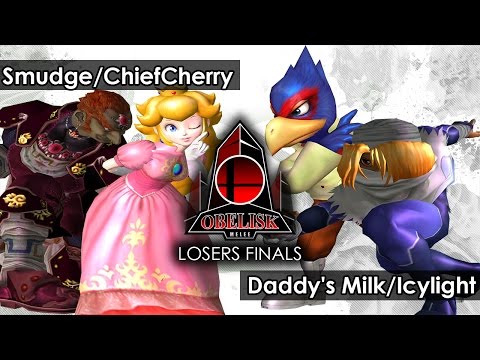 Melee: Smudge/ChiefCherry V Daddy's Milk/Icylight - Obelisk 45 Tournament SSBM