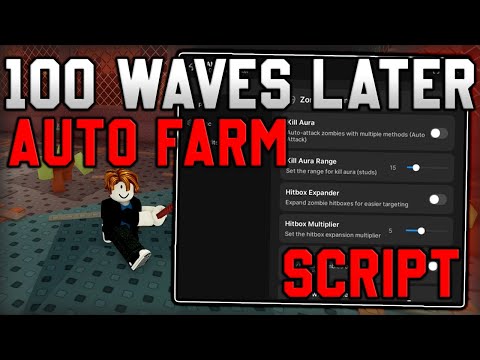 [♻️OP] 100 Waves Later Script Auto Farm, Kill Aura, God Mode [Roblox 2026]