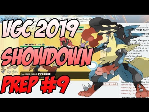 Pokemon Showdown VGC 2019 Ultra Series Prep: Follow Me Mega Lucario Team #9