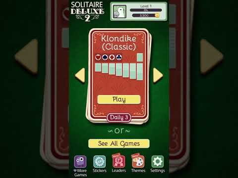 Solitaire Deluxe 2 Walkthrough Gameplay Tutorial Various Game Modes Pyramid Solitaire iOS iPhone - YouTube