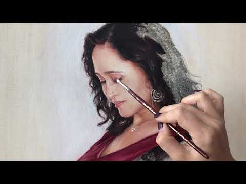 Oil Portrait Painting on Canvas | Custom Art for a Client