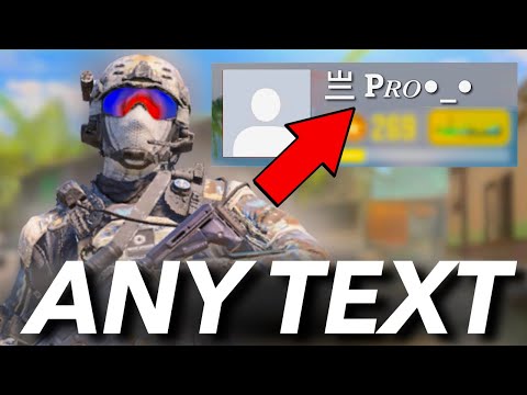 How To Get Unique Symbols / Special Text In NAME In COD Mobile