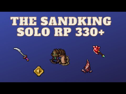 Tibia Boss Solo 330+ RP The Sandking