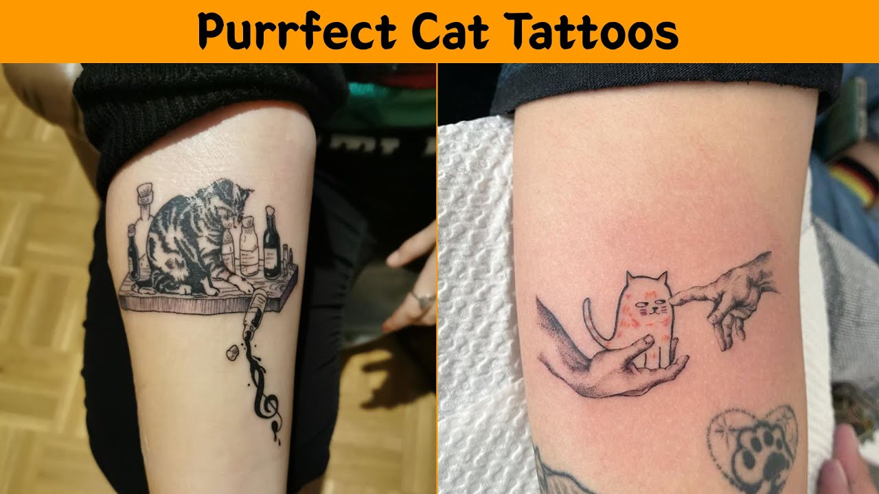 50 People Who Got Absolutely Purrfect Cat Tattoos 😻