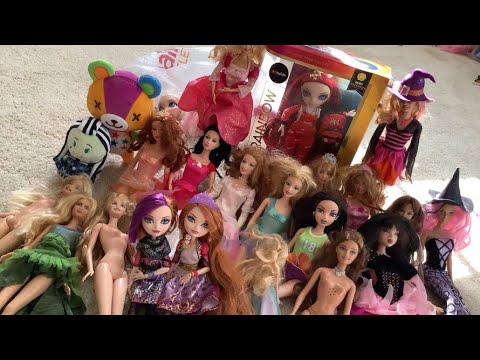 LIZZIE’S HUGE FLEA MARKET DOLL HAUL | 20 dolls! Barbie, Monster High, Ever After High and more!