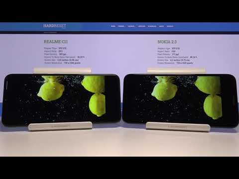 REALME C11 vs NOKIA 2.3 Display Comparison | Screen Comparision Test