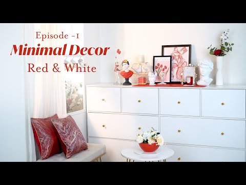 Episode 1 - Minimal Decor | Red & White | Make Home Special With Nestasia