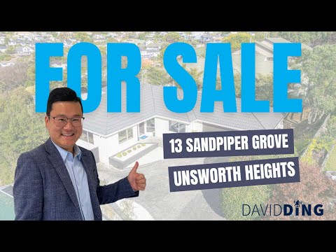 13 Sandpiper Grove, Unsworth Heights, Auckland, 4房, 2浴, 独立别墅
