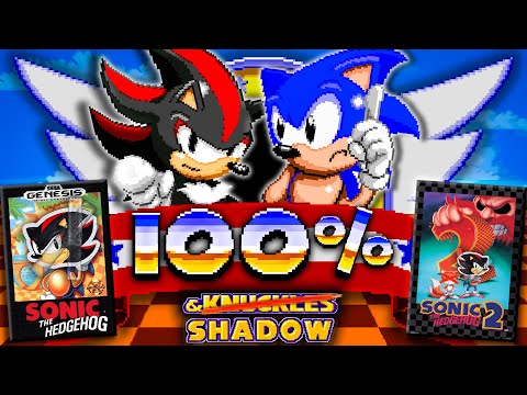I 100%'d The Classic Sonic TRILOGY As...Shadow?