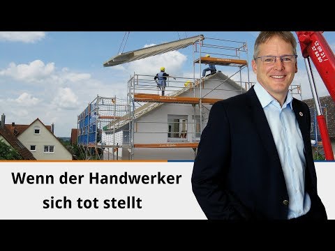Wenn sich der Handwerker tot stellt