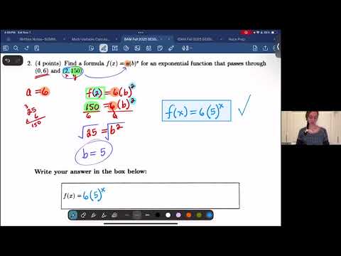 Quiz 9 Review--Math 195--Lesson 11--Fall Semester