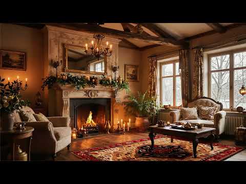 Cozy Winter Glow: Calming Cello & Piano Music for Stress Relief