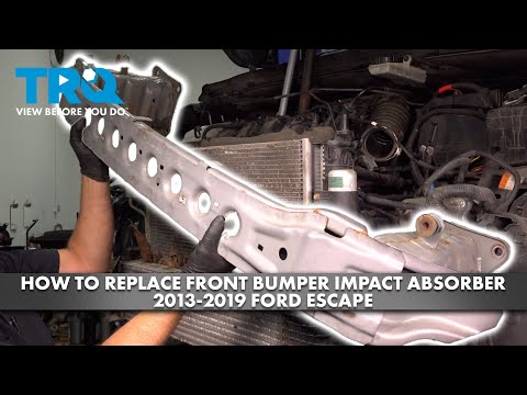 How to Replace Front Bumper Impact Absorber 2013-2019 Ford Escape