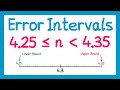 Error Intervals GCSE Maths