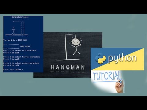 Beginners Python Project Hangman Tutorial