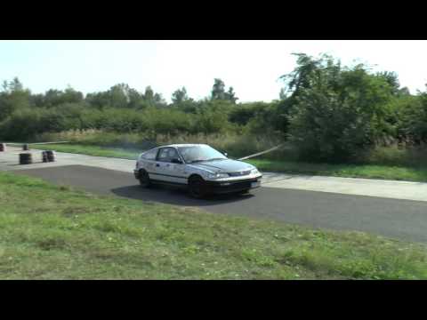 KJS 9 Rajd Tyski 2016 - Łukasz Szwarc / Marcin Czopowski - Honda CRX