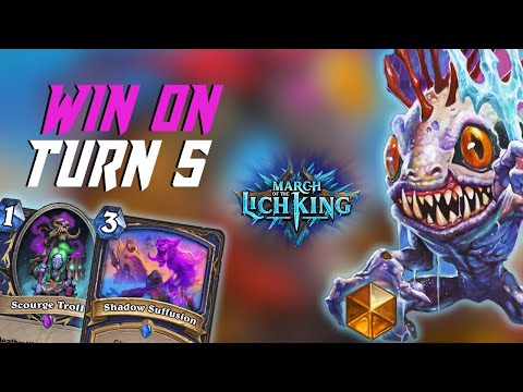 Win games FAST with this META BREAKER | Aggro Shaman - March of the Lich King