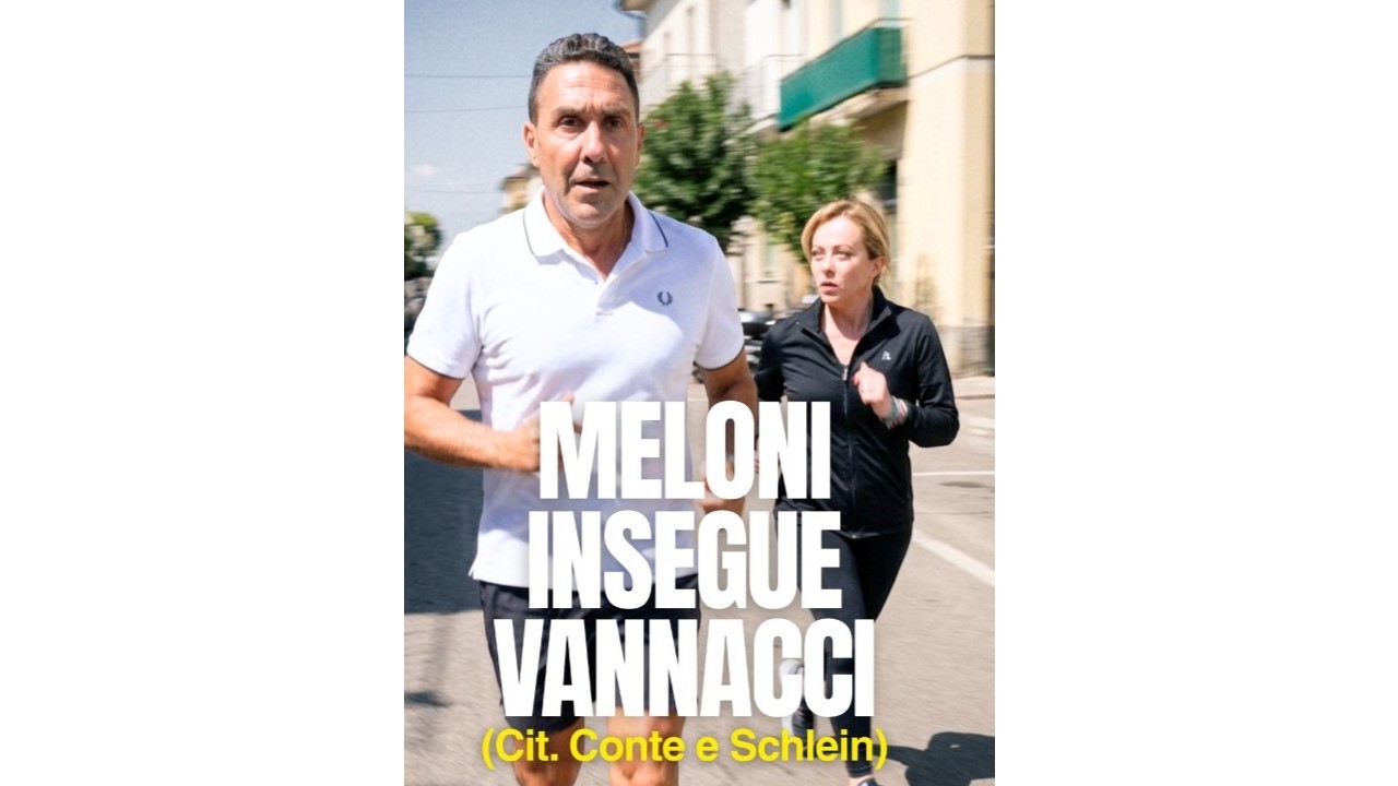 VANNACCI: "GUARDATE, SCAPPO, CI SONO CONTE E SCHLEIN CHE DICONO CHE MELONI MI STIA INSEGUENDO..."