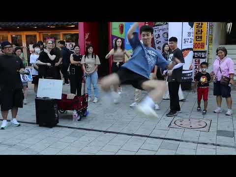 Kpop&JHKTV]spectator an lmpromptu dance#ARTBEAT in hongdae#특 S-Class-Stray Kids 홍대 관람객 즉석춤자랑 특#아트비트