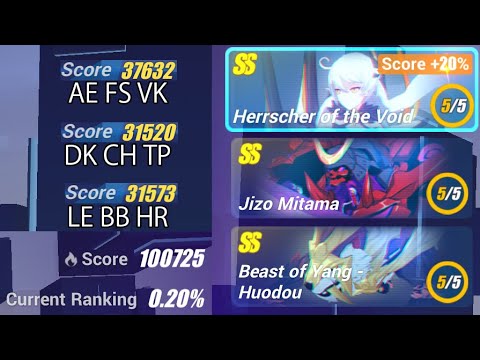 [HI3SEA] Memorial W67 - HoV 37632/31360; Jizou 31520; Huodou 31573 - Exalted