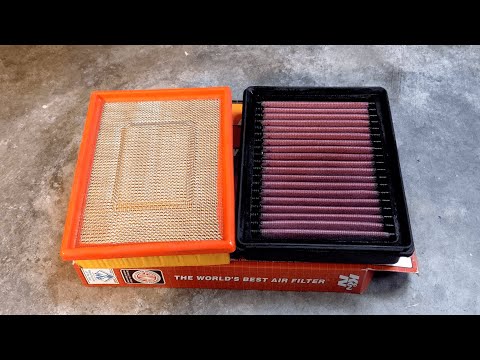 Motorcycle K&N Air Filter Install - Triumph Thruxton R