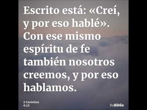 2 Corintios 4:13