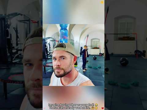 Chris Hemsworth is not only Thor, but also a loving father. 🤩#chrishemsworth #elsapataky #limitless