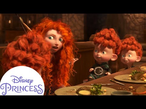 Merida and Her Family Supper Shenanigans | Disney Princess