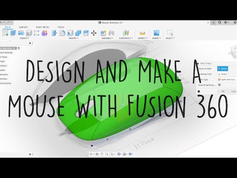 Design and make a computer mouse with Autodesk Fusion 360 || HOW TO
