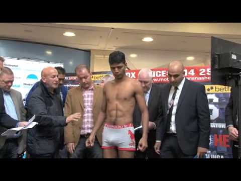 JAMIE McDONNELL v DARWIN ZAMORA - OFFICIAL WEIGH-IN / iFILM LONDON / THIS IS IT