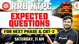 11:00 AM - RRB NTPC 2020-21 | Maths by Sahil Khandelwal | Expected Questions For Next Phase & CBT-2