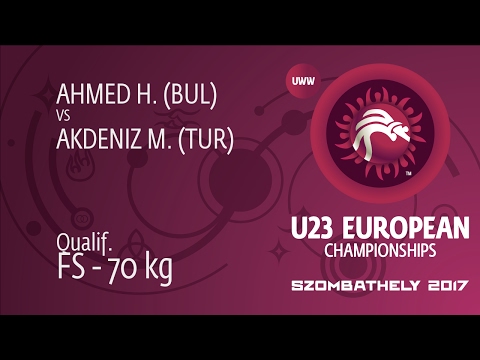 Qual. FS - 70 kg: M. AKDENIZ (TUR) df. H. AHMED (BUL) by TF, 10-0