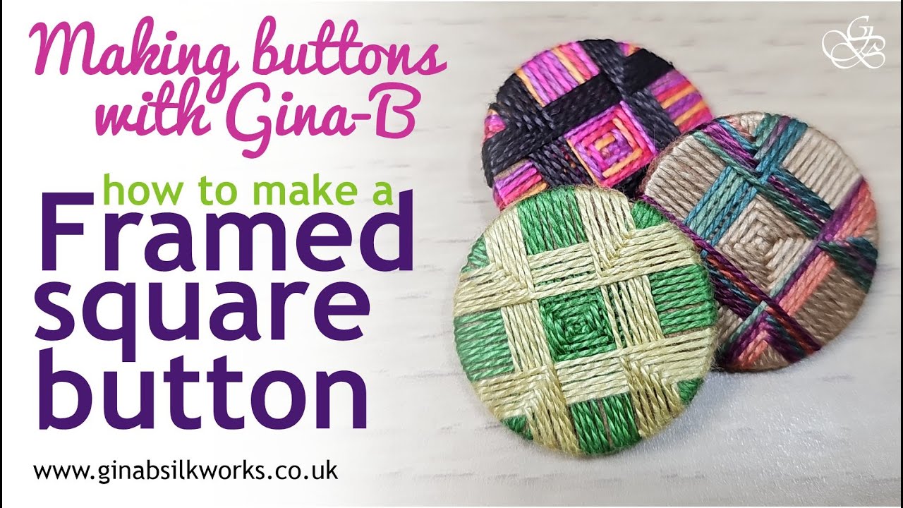 Create Beautiful Thread-wrapped Buttons With Gina-B: Easy Button-making Tutorial