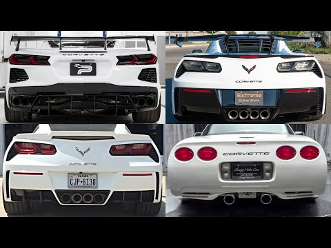 1954 - 2023 : CHEVROLET CORVETTE START-UP COMPILATION