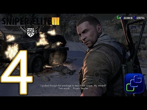 Sniper Elite 3 (III) Walkthrough Ultra - Part 4 - Campaign Mission: Gaberoun