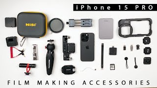 iPhone 15 Pro - Filmmaking RIG Accessories - NiSi True Color VND - Neweer Pro 15 FALCAM DBRAND