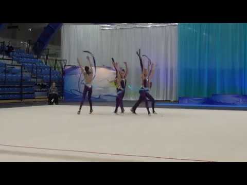 Junior National Team Estonia 5 ribbon final Winter Princess 2019