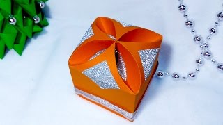 DIY Gift box - NO templates!!!!! ANY SIZE ! SUPER easy. Paper gift box