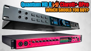 Video thumbnail for Focusrite Clarett+ Vs PreSonus Quantum HD8 - Which Audio Interface Is Best For You? by Jacob Dark
