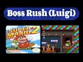 Super Mario Bros 2 All Boss Battles Game Ending Luigi Only Challenge Boss Rusher 04