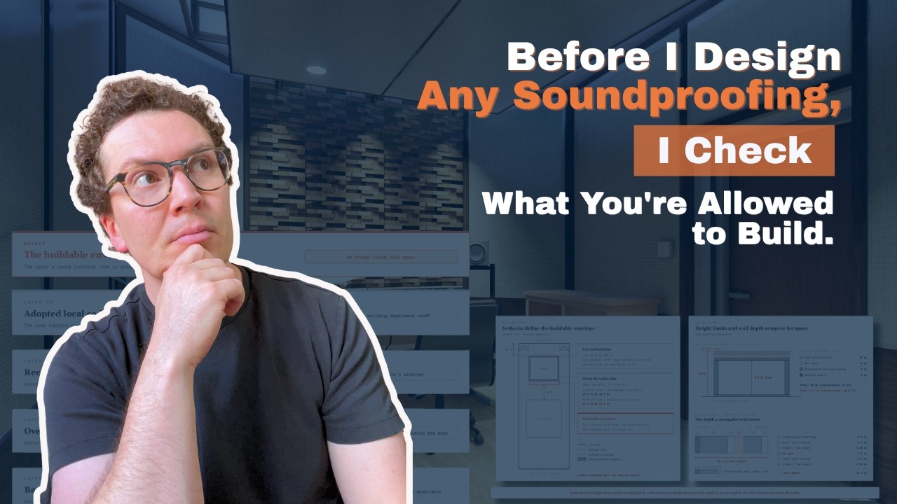 Before I Design Any Soundproofing, I Check What You're Allowed to Build.