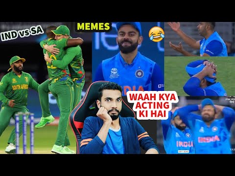 KOHLI DROPPED CATCH😂ROHIT MISSED RUNOUT | IND VS SA WC 2022