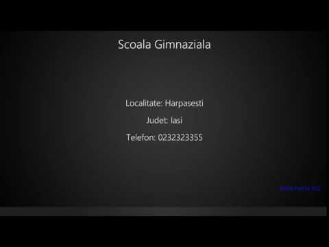 Scoala Gimnaziala Harpasesti