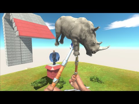 Jump on the spear - Animal Revolt Battle Simulator