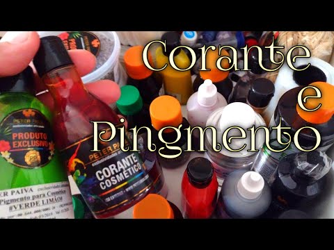 Corante e Pingmento para Sabonete Qual a diferença entre migrar e não migrar as cores no sabonete