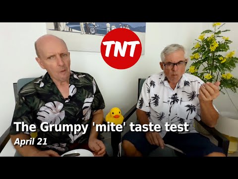Grumpy Old Men - National days, 'mite' taste test, Steve's vow of silence - April 21