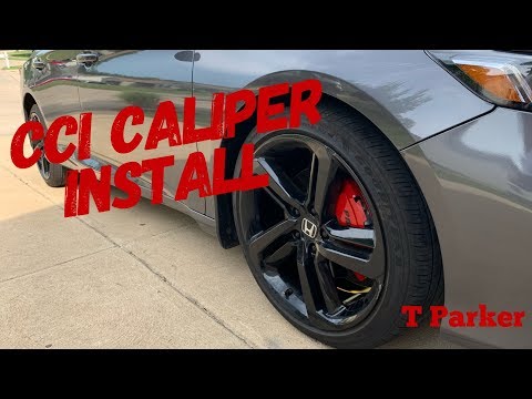 CCI Caliper Covers Install 2018 Honda Accord Sport 1.5L